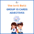 Teaching Hebrew with cards - Adjectives (Group 15) - 1