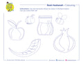 Coloring page for Rosh Hashanah